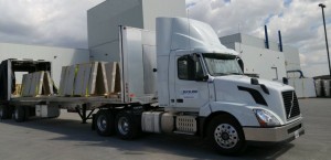 Buckland truck at factory loading